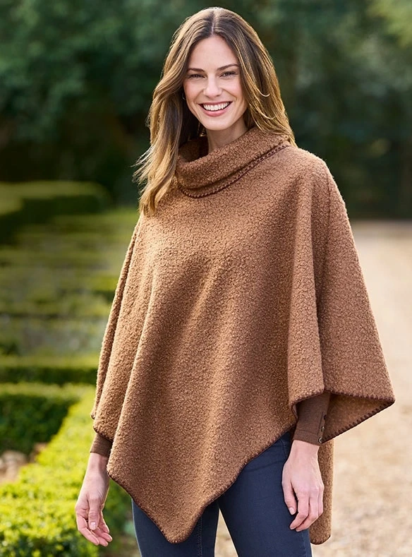 Kuscheliger Poncho