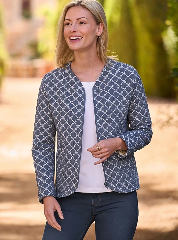 Steppjacke mit Baumwolle