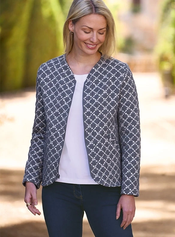 Steppjacke mit Baumwolle