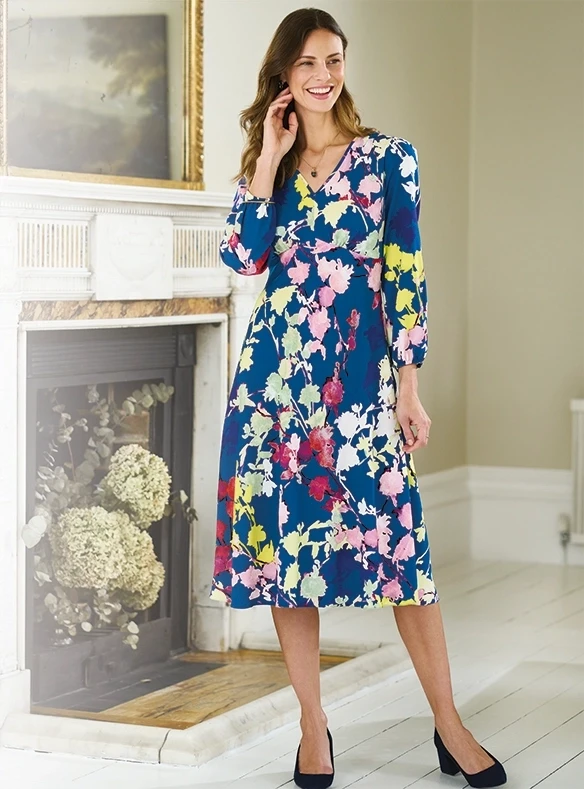 Florales Kleid