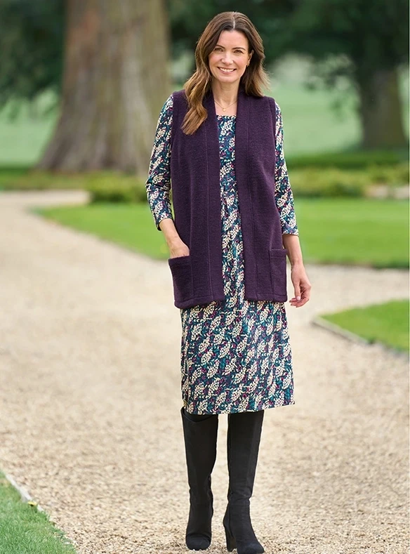 Bequemes Jerseykleid