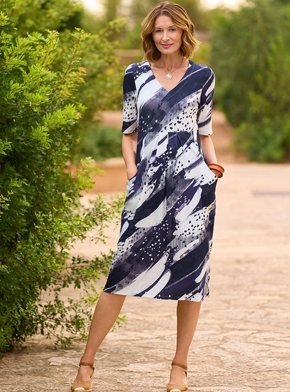 Bequemes Jerseykleid