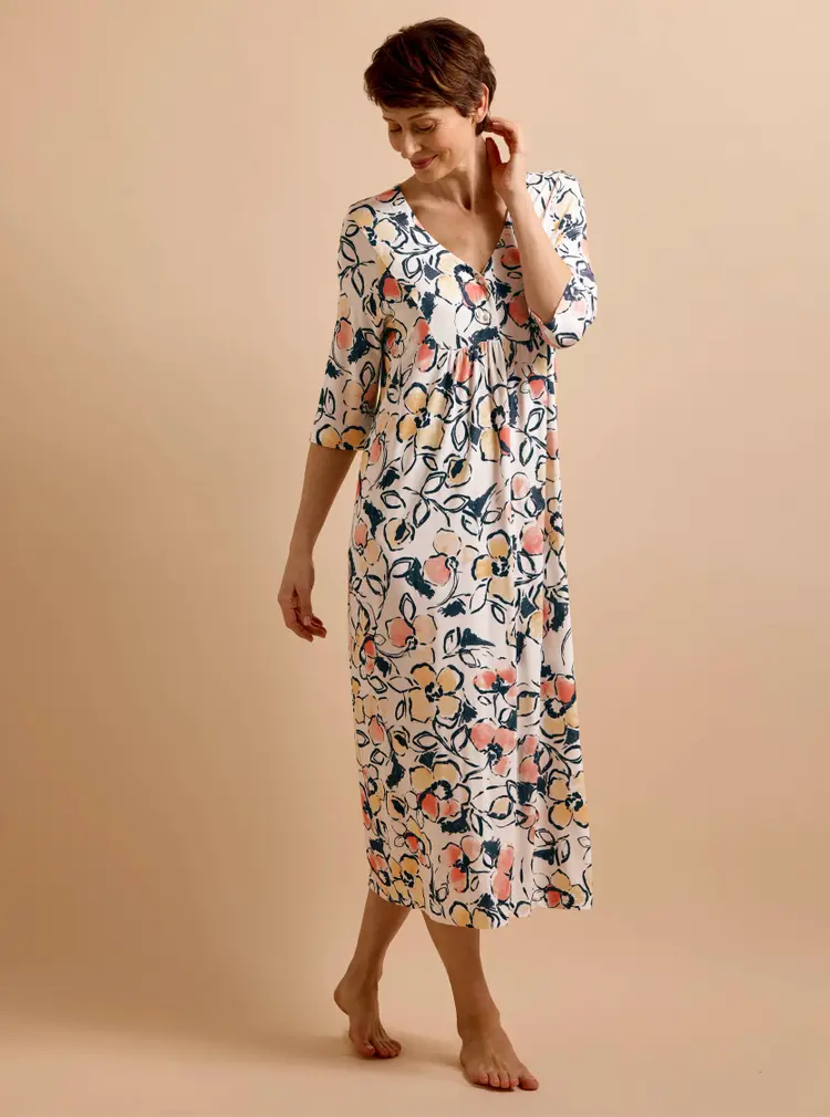 Jersey-Nachtkleid aus Mikromodal