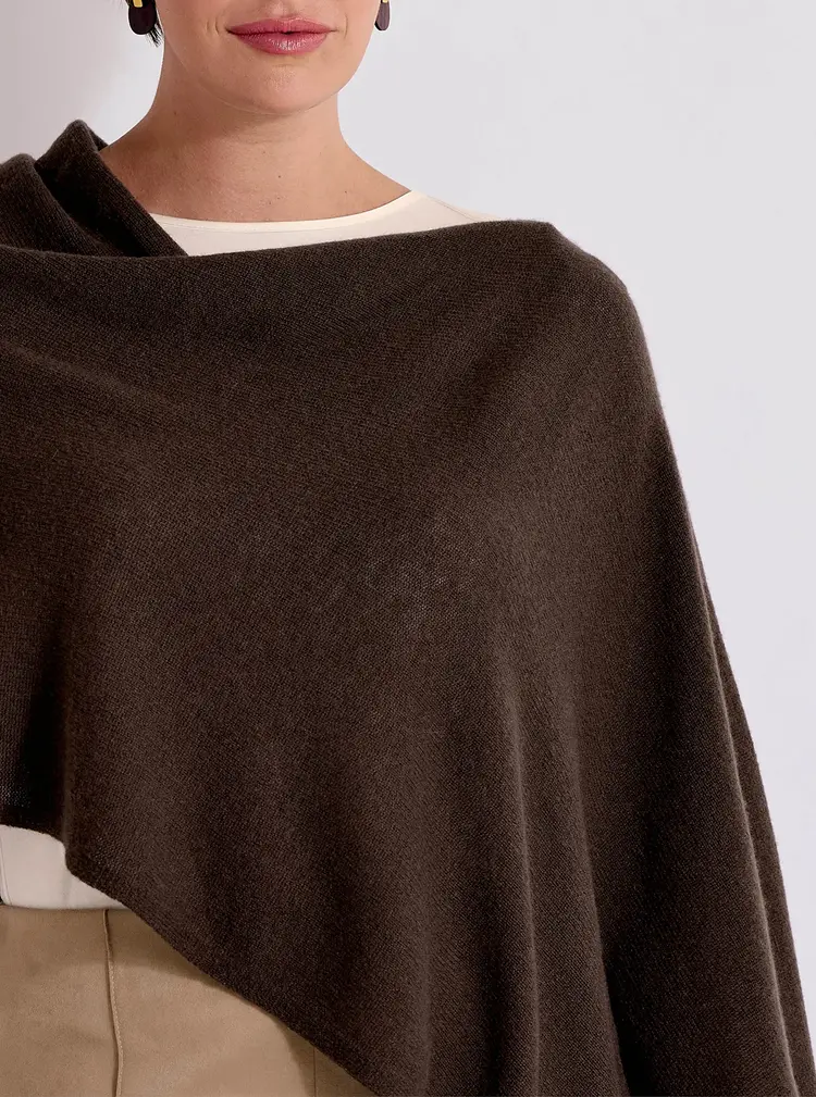 Vielseitiger Kaschmir-Poncho